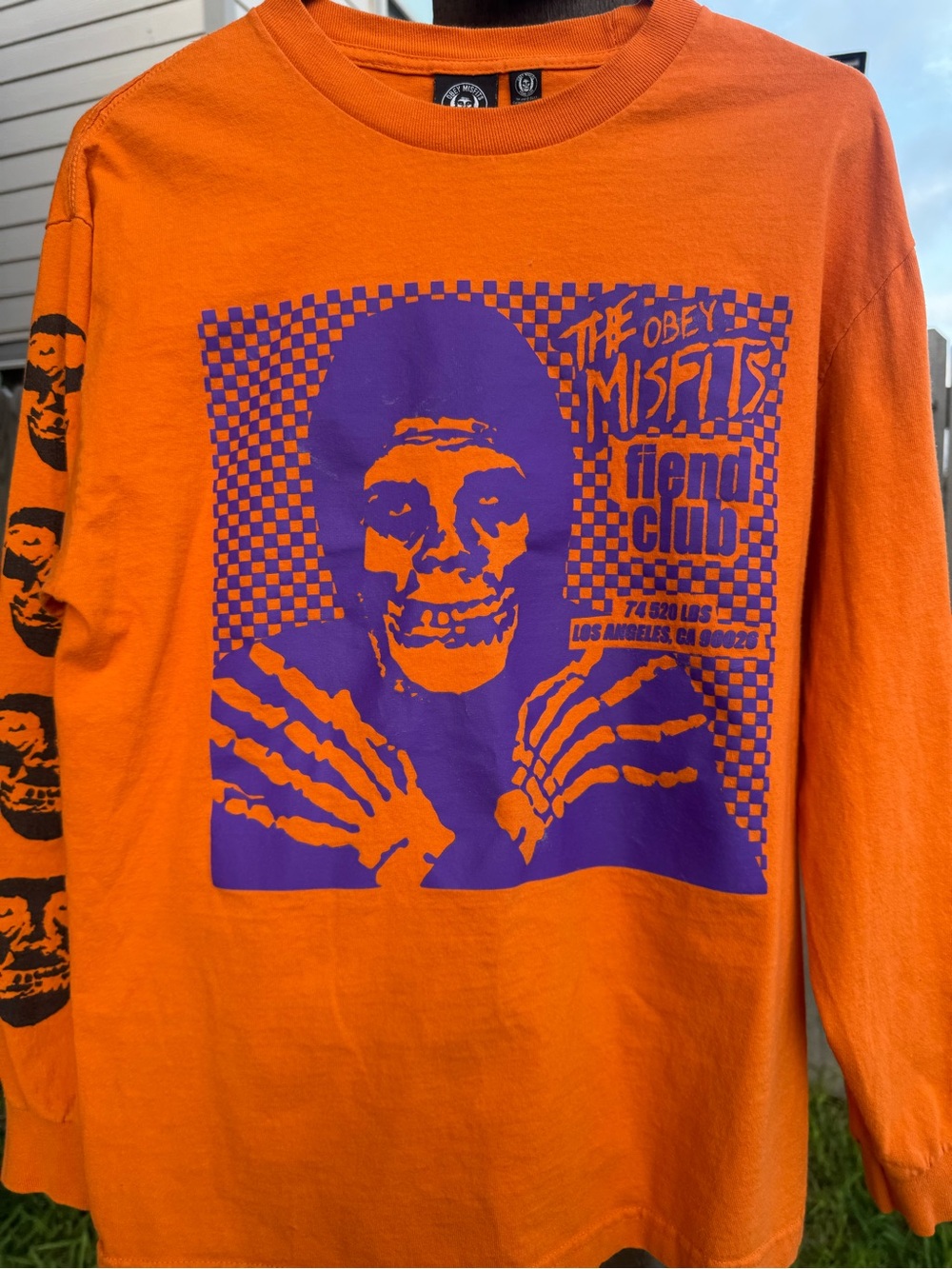 The Obey Misfits fiend club T-shirt